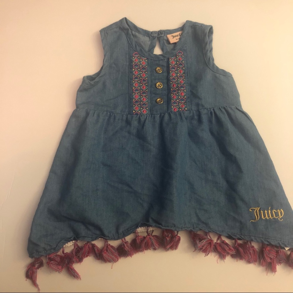Juicy Couture girls clothing boho 18 months dress